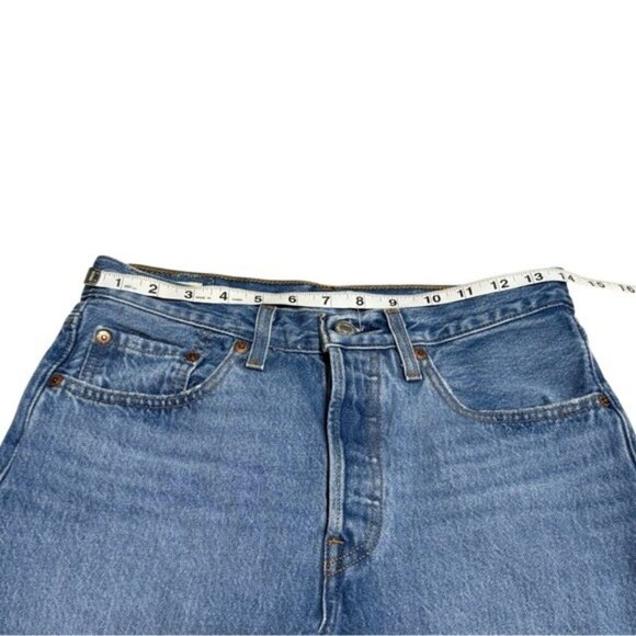 Levi's 501 XX Straight Leg Distressed Blue Jeans – Size 26 | Vintage Butterfly B - Picture 3 of 12